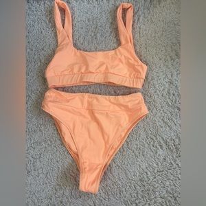 Lonely Ghost *Never Worn* Bikini Set (color: Melon)